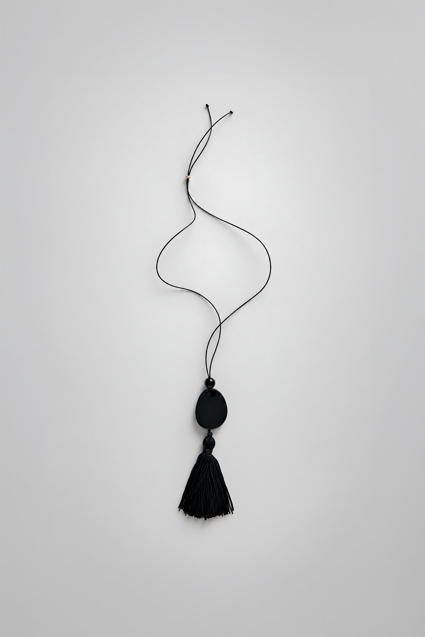 Tassel Cord Necklace 01
