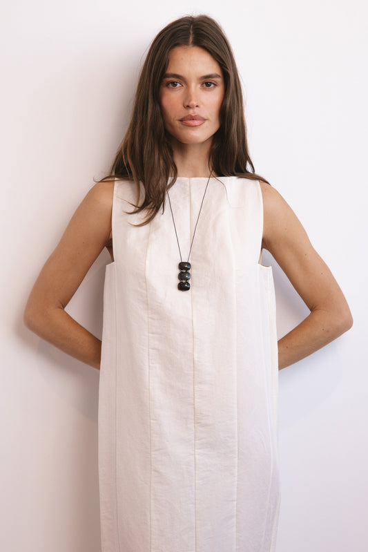 Obsidian Cord Necklace