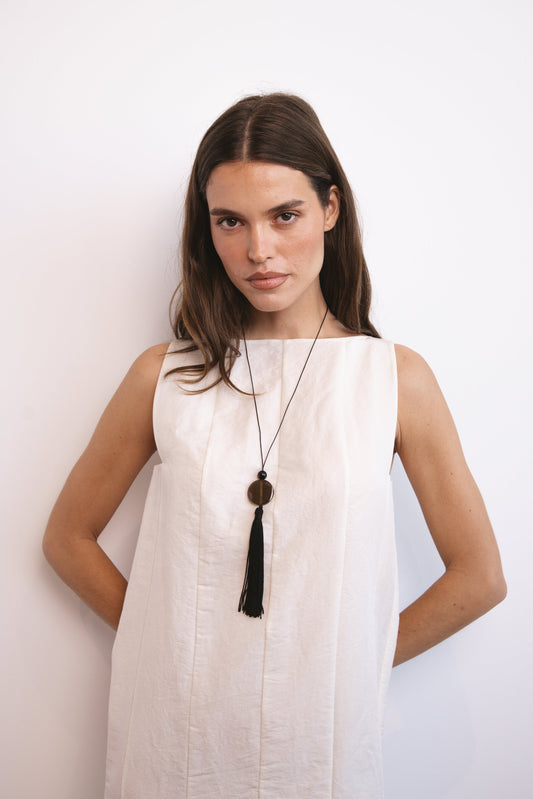 Tassel Cord Necklace 02