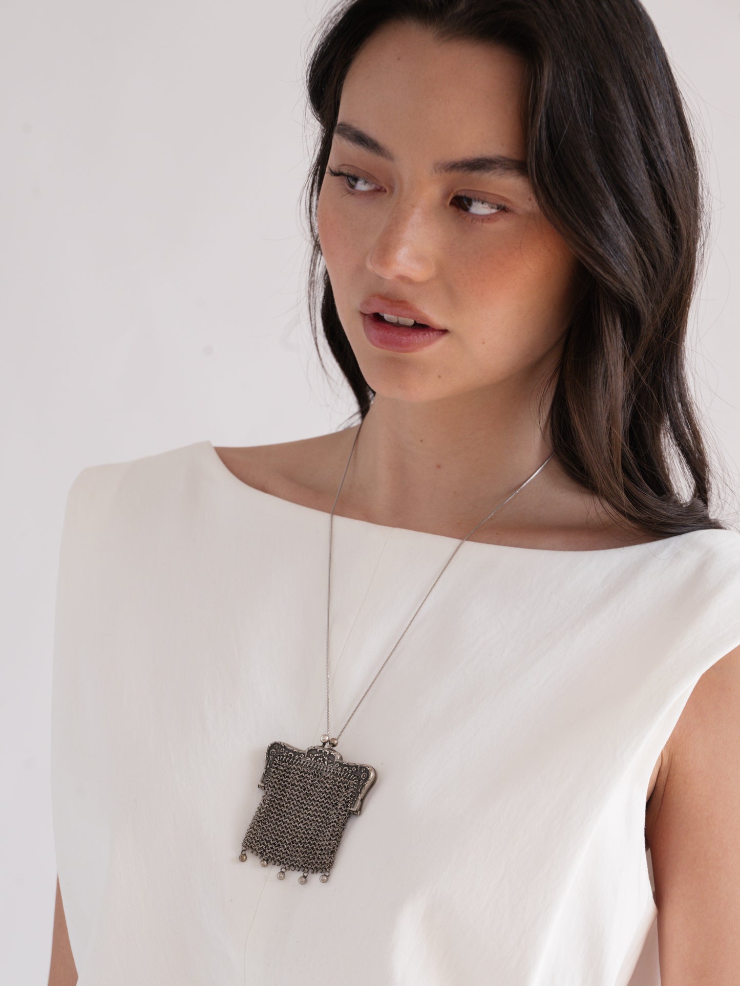 Chaimail Pouch Necklace 01 | Vintage