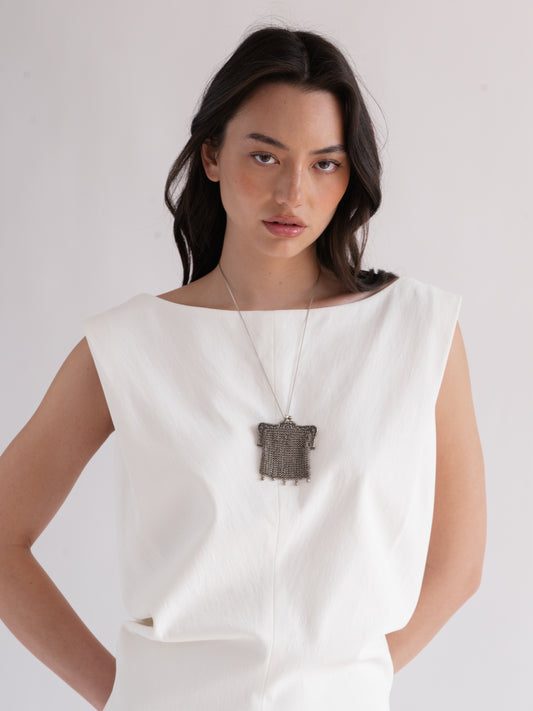 Chaimail Pouch Necklace 01 | Vintage