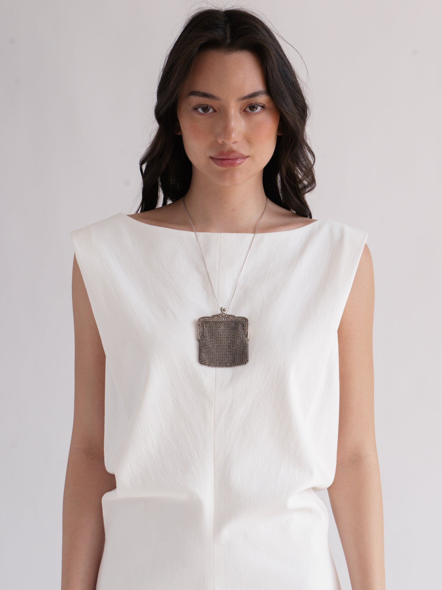 Chaimail Pouch Necklace 02 | Vintage