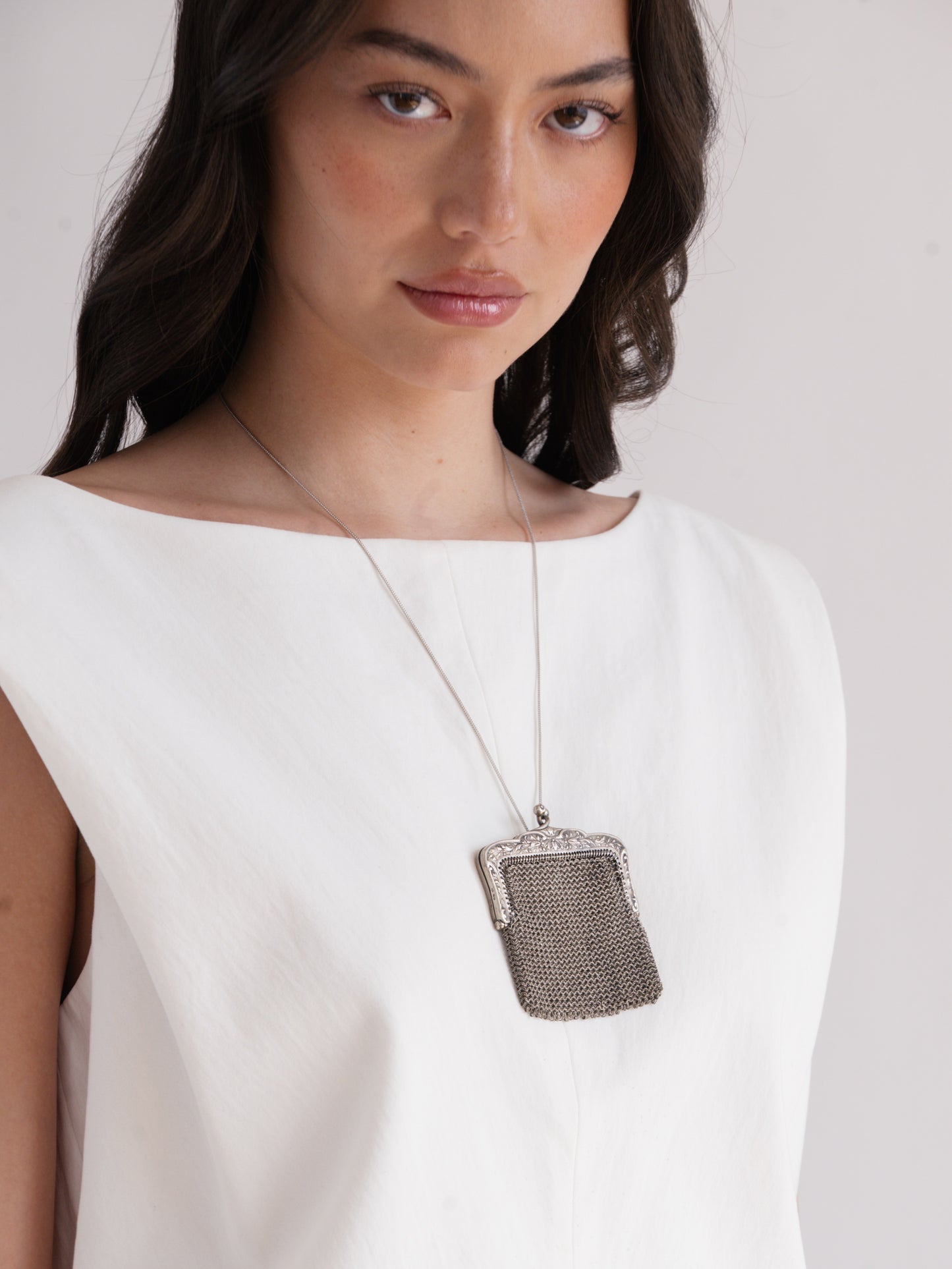 Chaimail Pouch Necklace 02 | Vintage
