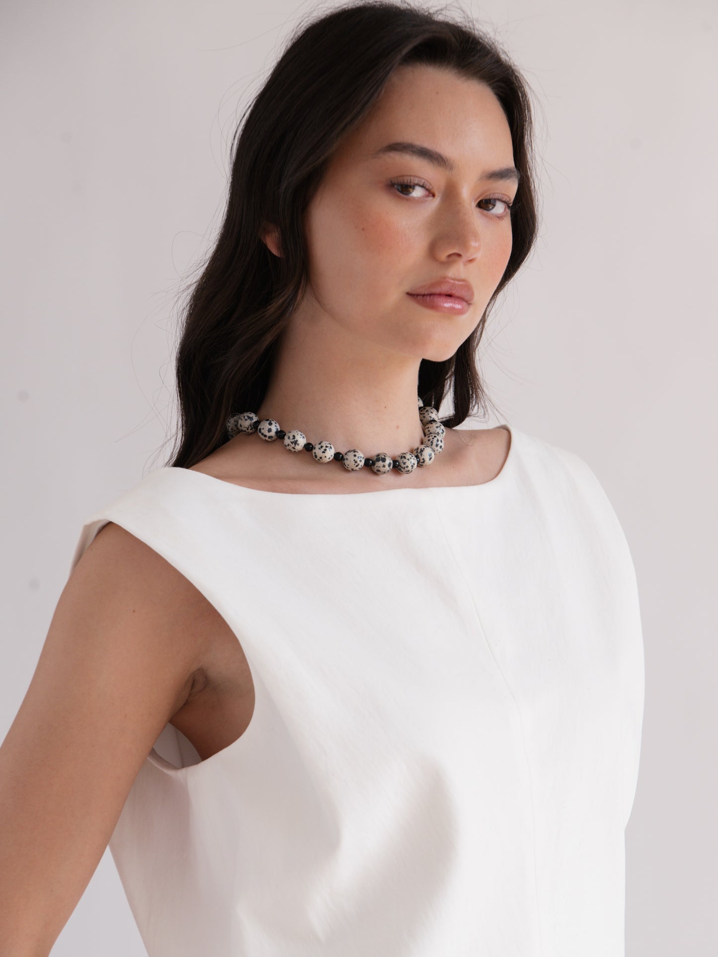 Necklace 01 | Dalmatian Jasper