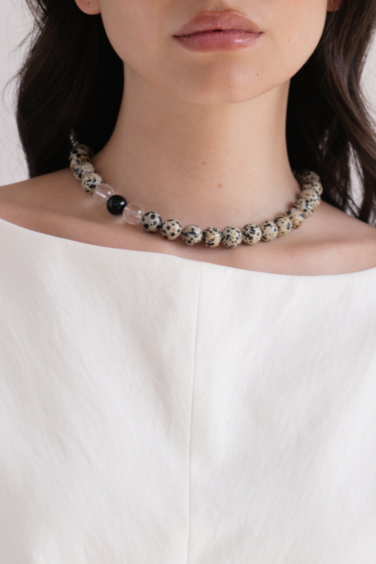 Necklace 02 | Dalmatian Jasper