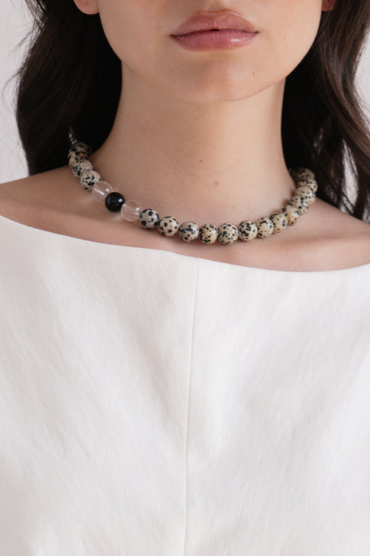 Necklace 02 | Dalmatian Jasper