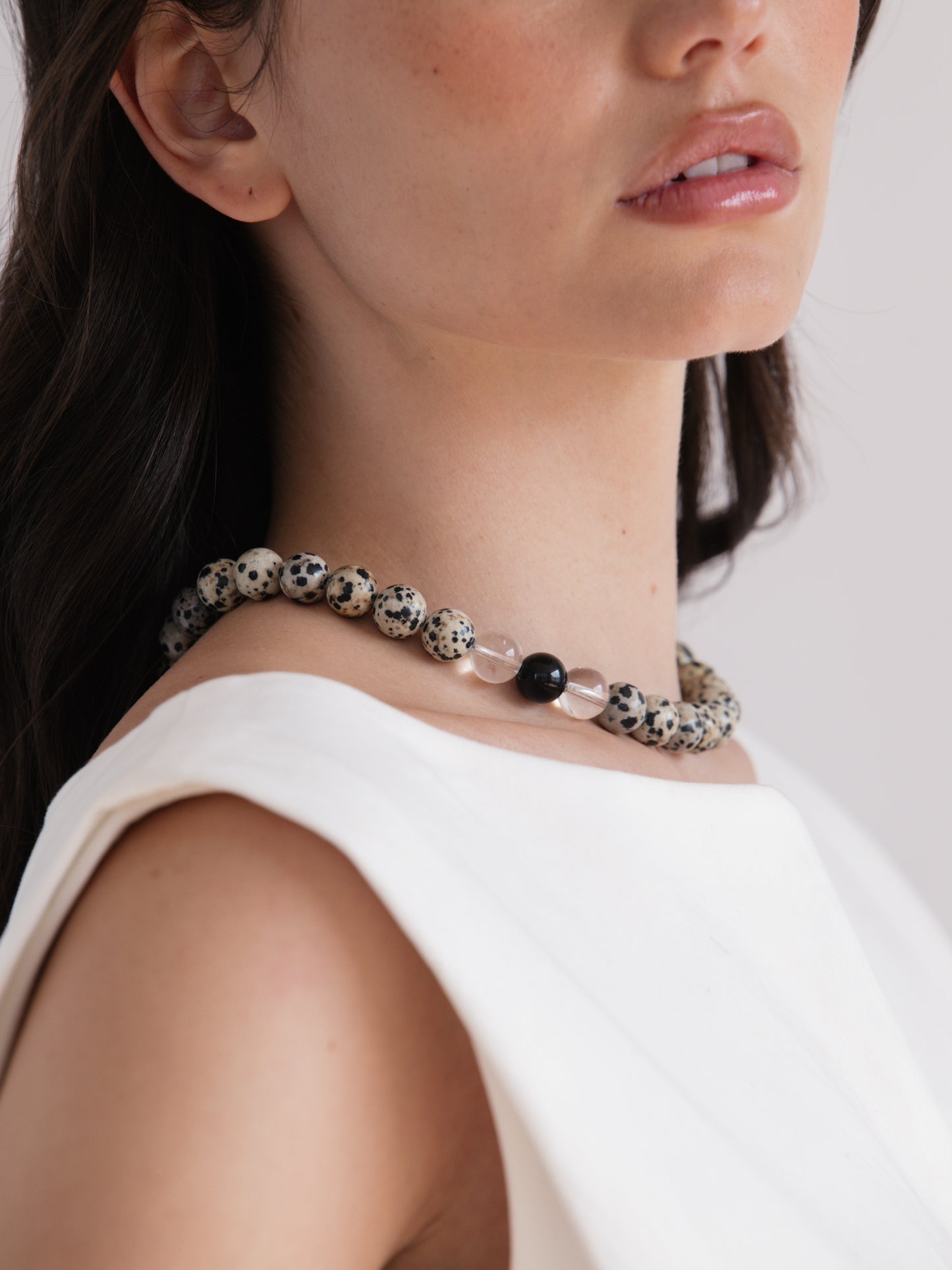 Necklace 02 | Dalmatian Jasper