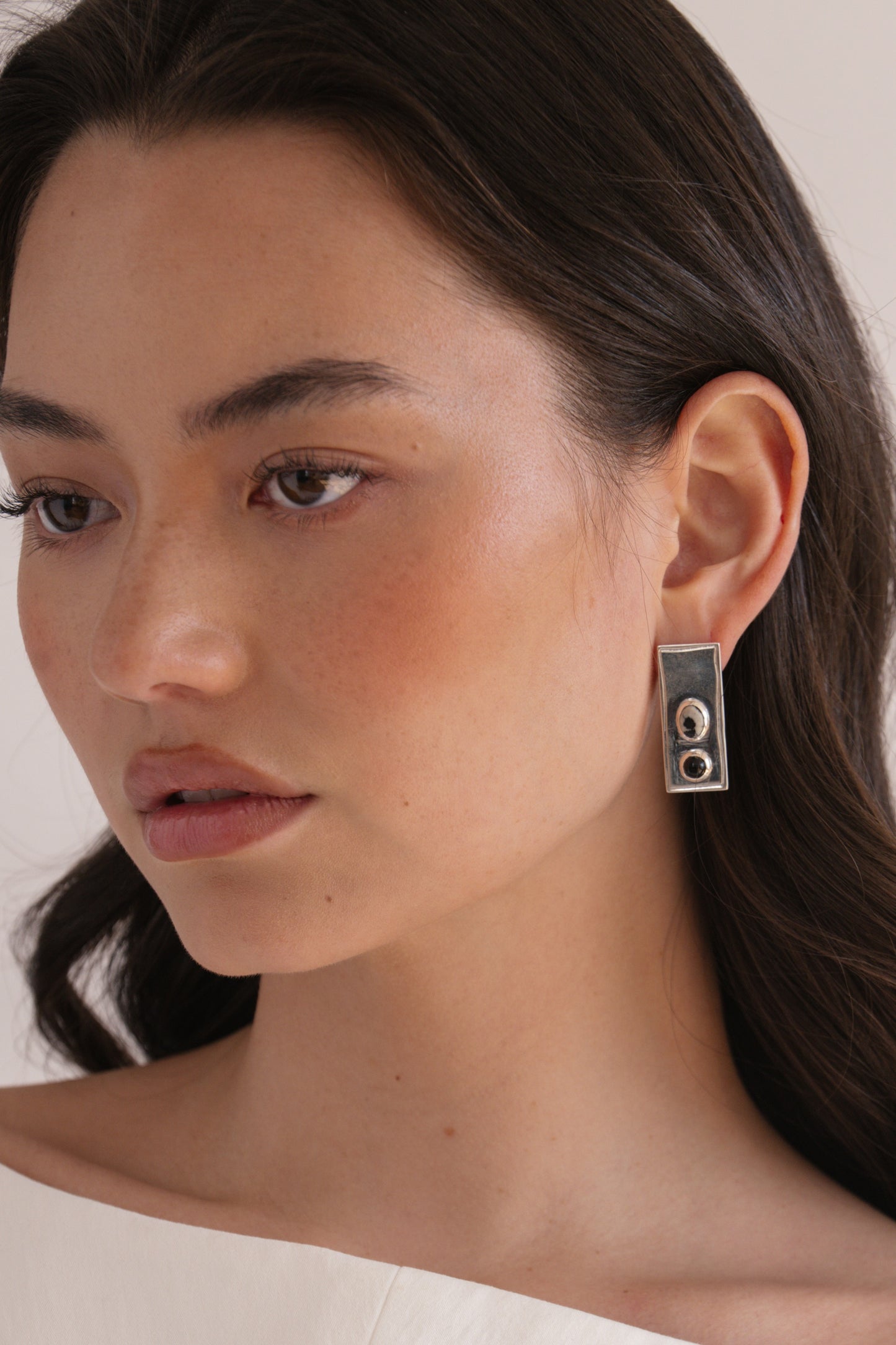 Domino Tile Earring
