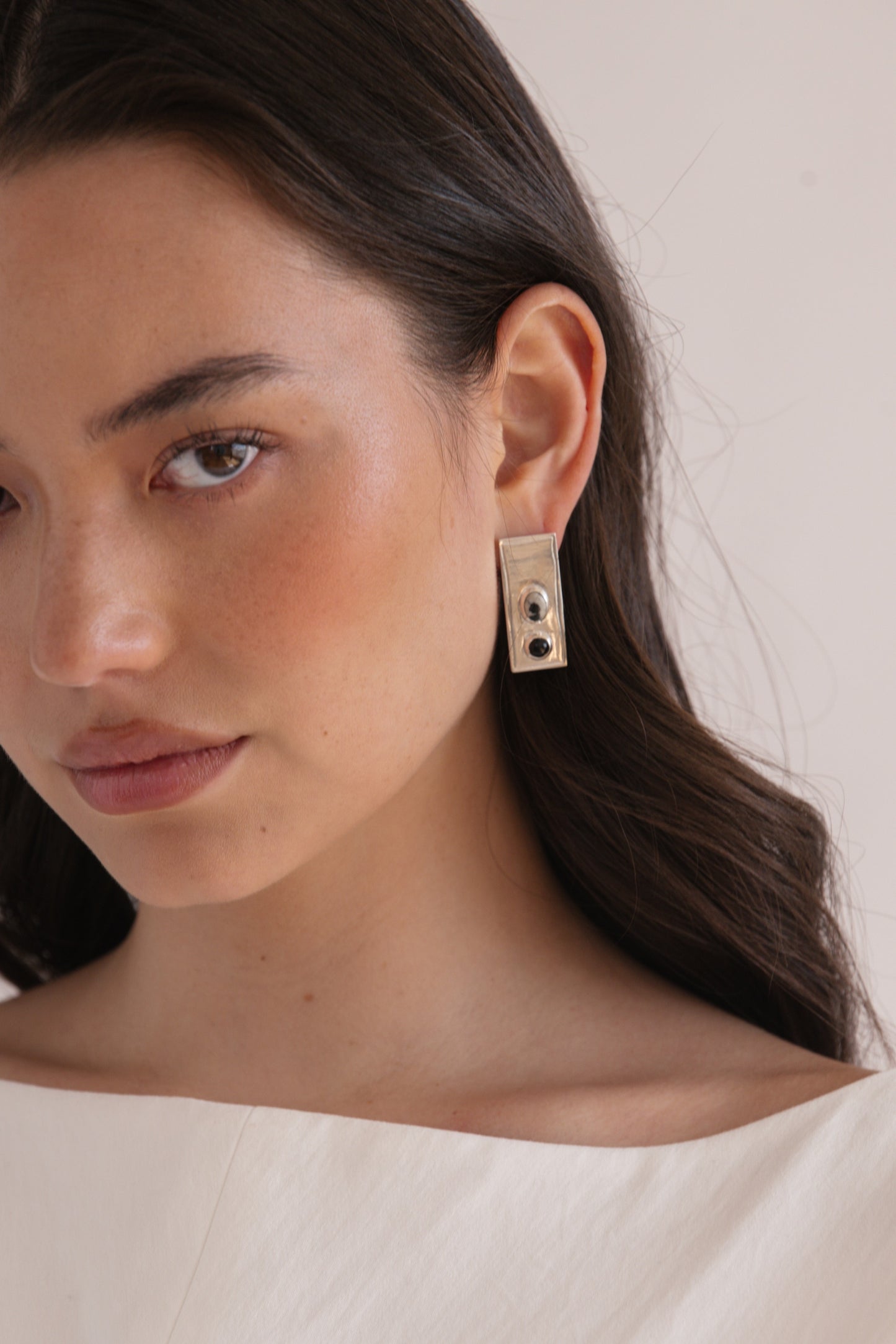 Domino Tile Earring