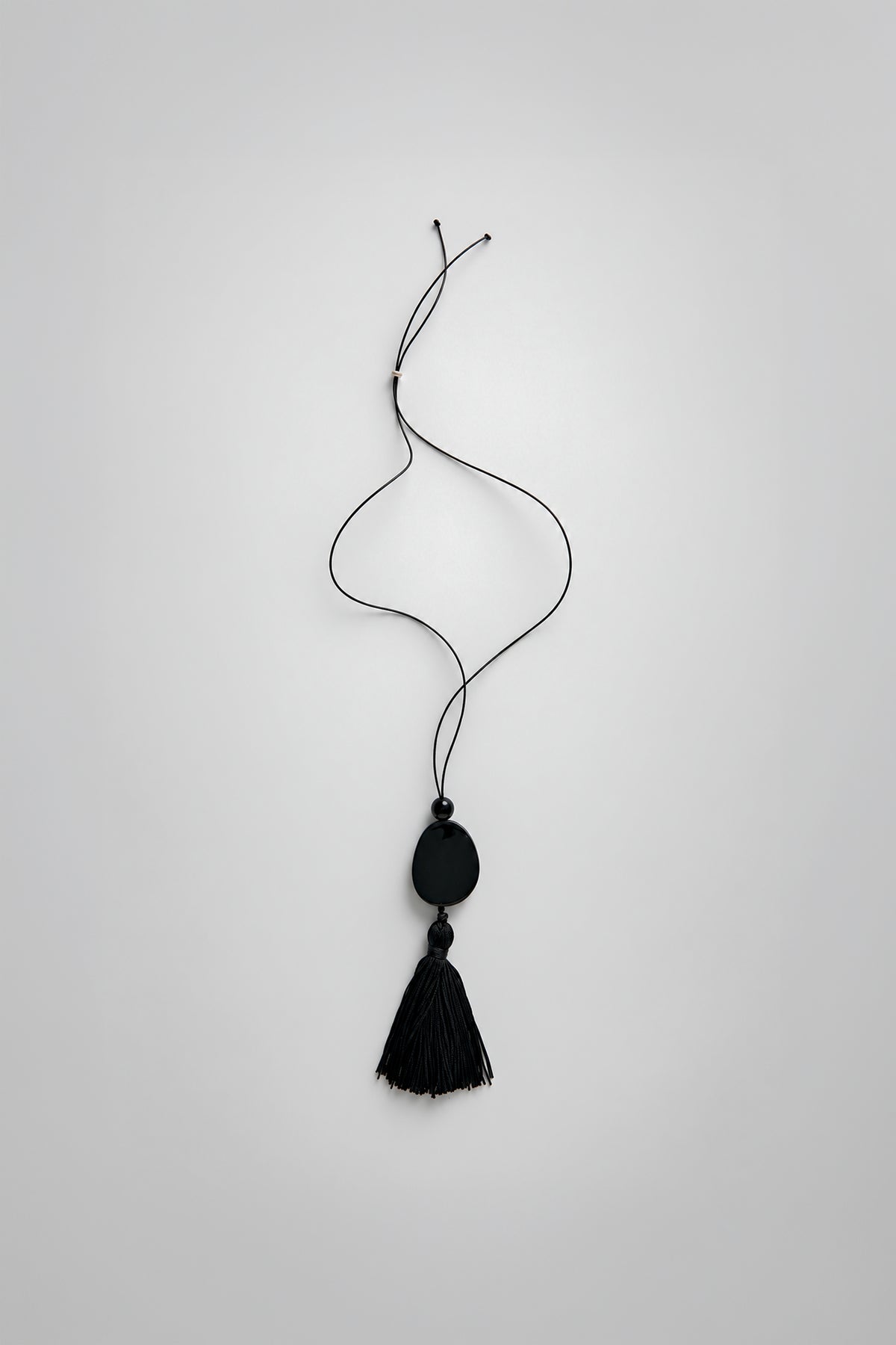 Tassel Cord Necklace 01