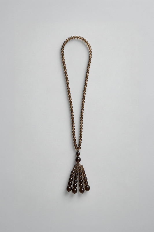 Pompon Necklace | Lavender Agate
