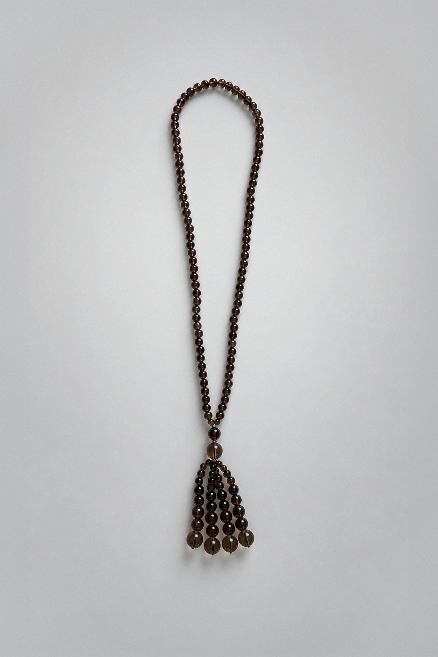 Pompon Necklace | Smoky Quartz