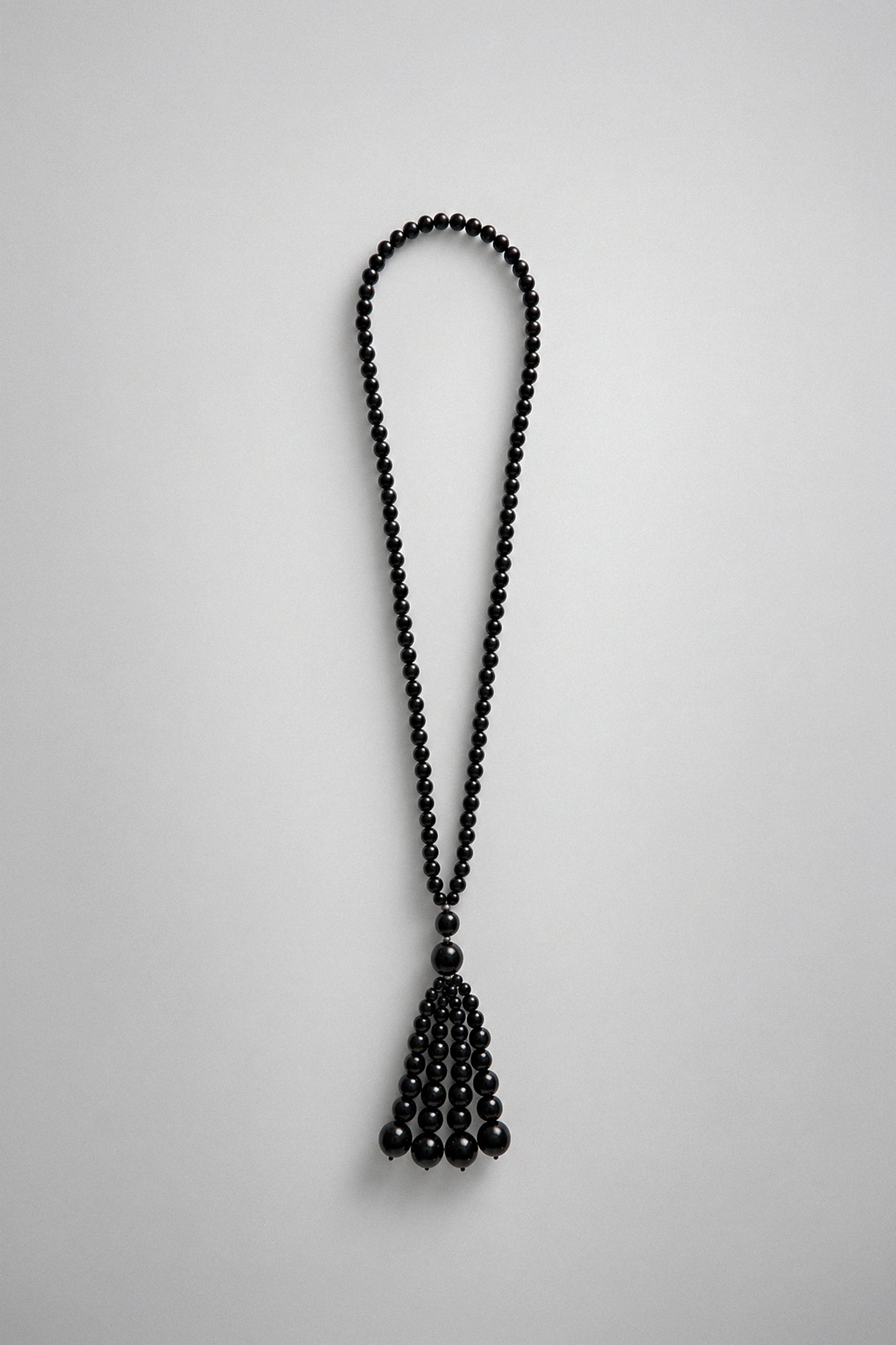 Pompon Necklace | Black Onyx