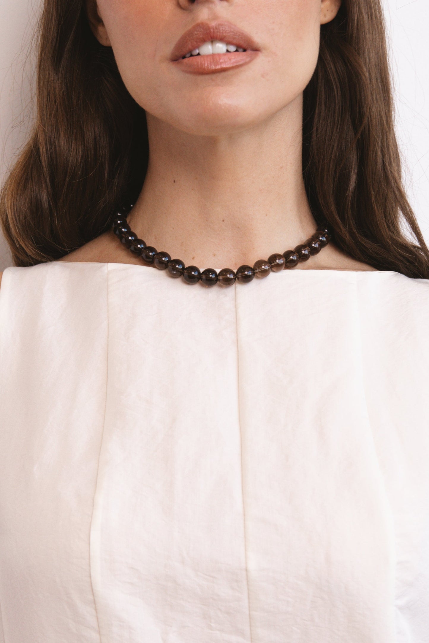 Smoky Quartz Necklace 02